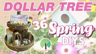 36 Spring Tiered Tray DIYS amp Finds Birds Flowers amp Butterflies [upl. by Manfred]