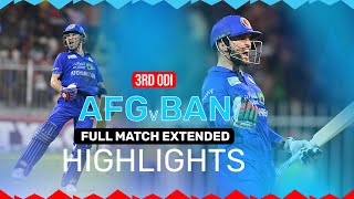 Full Match Long Highlights  Afghanistan Beat Bangladesh 21  AFG v BAN  ACB  Sharjah [upl. by Ailes]