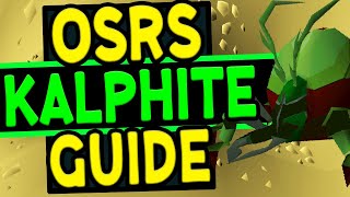 Ultimate Kalphite Slayer Guide Old School Runescape [upl. by Goldston968]