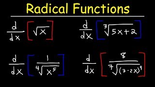 Derivatives of Radical Functions [upl. by Tedder229]