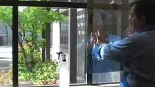 How to apply Window Film [upl. by Ybbob]