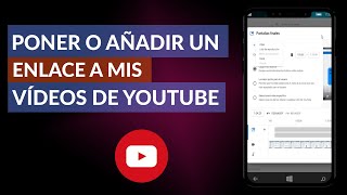 Cómo Poner o Añadir un Enlace a mis Videos de YouTube  YouTube Studio [upl. by Joya]