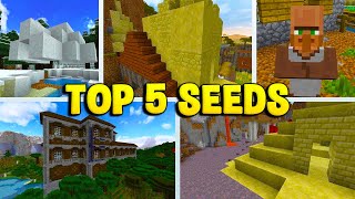 TOP 5 SEEDS for MINECRAFT 1122 [upl. by Creamer342]