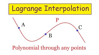 Lagrange Interpolation [upl. by Usanis]