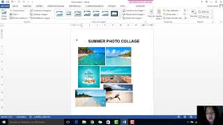 TUTORIAL DE COMO HACER UN COLLAGE EN WORD [upl. by Ute60]