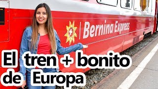 Paseo en Tren  Alpes Suizos y el Bernina Express  Latinos en Europa [upl. by Anilat]