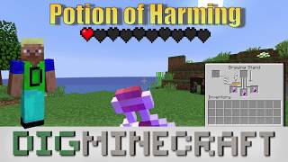 Potion of Harming in Minecraft Instant Damage I and II [upl. by Hgielyk]