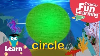 Learn Shapes for Toddlers  Toddler Fun Learning [upl. by Attehcram]