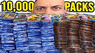 The Biggest Pokemon Cards Opening Of All Time  10000 Packs [upl. by Annelak]