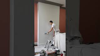 How to Wallpaper a chimney breast [upl. by Neenahs]