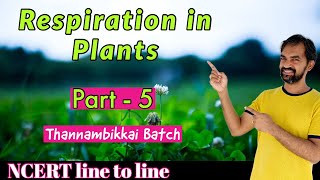 Respiration in plants class 11  Part 3  NCERT line by line explained [upl. by Yblehs]