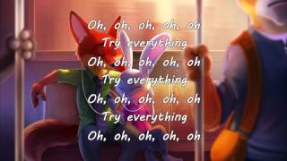 Shakira  Try Everything Lyrics  Zootopia [upl. by Carlstrom188]