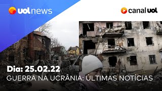 Guerra na Ucrânia Vídeos do conflito últimas notícias análises e mais  UOL News 2502 [upl. by Verger783]