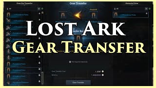 Gear Transfer In Lost Ark  A Short Guide [upl. by Goldina254]