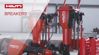 OVERVIEW of Hilti Breakers for concrete demolition [upl. by Rhu]