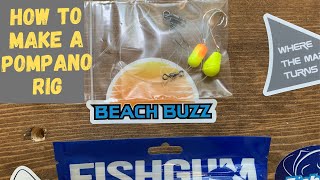 HOW TO make the BEST SURF fishing rig Slay Pompano whiting amp drum [upl. by Urbannal]