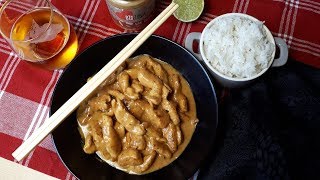 Mon poulet sauce satay 🇹🇭😋 161 [upl. by Ecirehc]