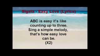 Sigala  Easy Love Lyrics [upl. by Ravahs325]