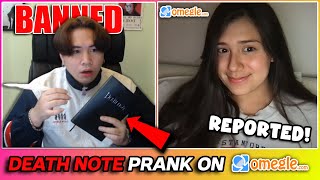 DEATH NOTE PRANK ON OMEGLE  OMETV  Halloween Special [upl. by Fowkes]