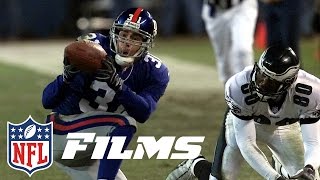 7 Jason Sehorns Cartwheel Interception  NFL Films  Top 10 Interceptions [upl. by Hewitt]