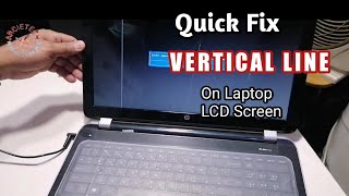 How To fix Vertical Line on Laptop LCD ScreenSimple way Pinoy version [upl. by Laroc]