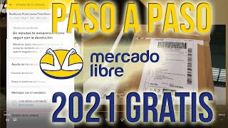 Cómo DEVOLVER un producto de MERCADO LIBRE SIN COSTO  2021 PASO A PASO [upl. by Silvanus]