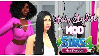 FAMOUS HAIR STYLIST MOD  Ratchet Bratz 7  The Sims 4 Get Famous [upl. by Hardie]