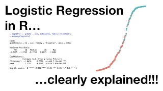 Logistic Regression in R Clearly Explained [upl. by Eivad]