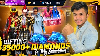 I Top Up 30000 Diamonds In My Subscriber Account And Buyed All Rare Items At Garena Free Fire 2020 [upl. by Geoffry]