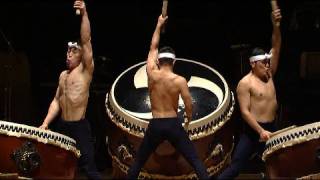 Kodo  quotODaikoquot  HD japanese drummers  Taiko  tambours géants Japon [upl. by Merth]