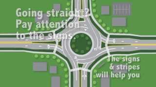 Navigating A MultiLane Roundabout [upl. by Rennerb]