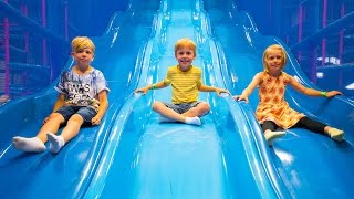 Fun for Kids and Family at Stellas Lekland Indoor Play Area indoor playground [upl. by Rasec]