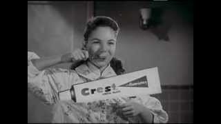 PampG  Crest Toothpaste  Cutting Cavities  Vintage Commercial  1950s [upl. by Denae]