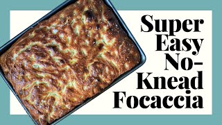 Easy NoKnead Focaccia Recipe  Start to finish in under 3 hours [upl. by Leamiba]