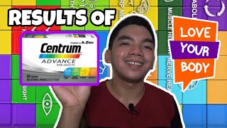 RESULTS of CENTRUM Advance Multivitamins  Minerals Quick Review  John Pol Gacu [upl. by Edda]