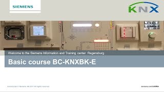 Siemens KNX basic course chapter 01 General  Introduction [upl. by Mayda]