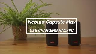 Nebula Capsule Max charging HACK [upl. by Kellen406]