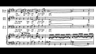 Soave sia il vento Così fan tutte  WA Mozart Score Animation [upl. by Camden]