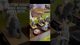 Questing Knight Week begins bretonnia warhammerminiatures theoldworld [upl. by Ahsaei]