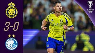 Ronaldo amp Durán fire Al Nassr through  Al Nassr KSA  Esteghlal FC IRN  Highlights ACL Elite™ [upl. by Lorrac]