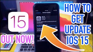 How to Get Software Update iOS 15 on iPhone All Device [upl. by Nnaeinahpets]