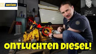 ONTLUCHTEN DIESEL  TIPS MET DE BOTEN DOKTER [upl. by Asimaj]