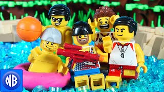 LEGO Dude Perfect Swimming Pool Stereotypes [upl. by Rolf]