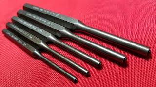 Mayhew Speciality Roll Pin Drive Punch Set Review [upl. by Aleahcim]