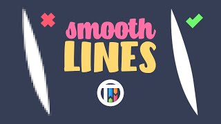 How to get 100 SMOOTH LINES in Krita Fix Jagged Edges [upl. by Elnore]