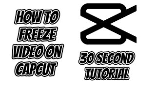 How to FREEZE or Pause Video on CapCut [upl. by Onitnas363]
