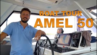 AMEL 50 Boat Tour  Yacht Tour  Sailing Boat Full Tour Inside By Sailing Aquarius [upl. by Garber]