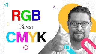 learn the difference between RGB and CMYK In Hindi [upl. by Annahavas263]