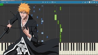 Bleach opening 13 Ranbu no Melody Piano Midi download [upl. by Wiles727]