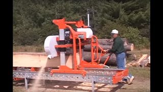 Lumbermate Pro Portable Sawmill  23 HP Briggs amp Stratton Engine Model MX34 [upl. by Elijah]